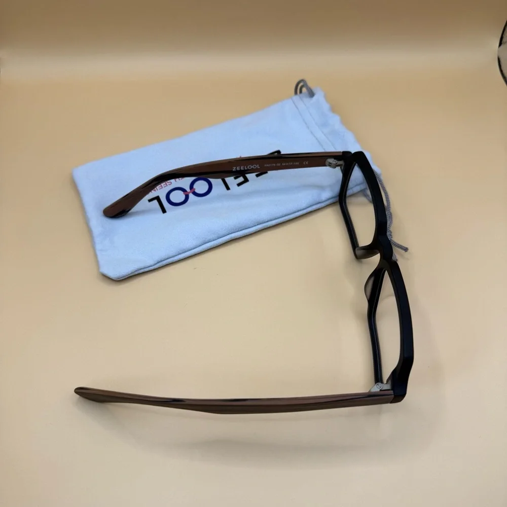 Zeelool Black Square Glasses Frames, No prescription
